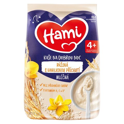 Hami Vanilková mléčná rýžová kaše | 210 g
