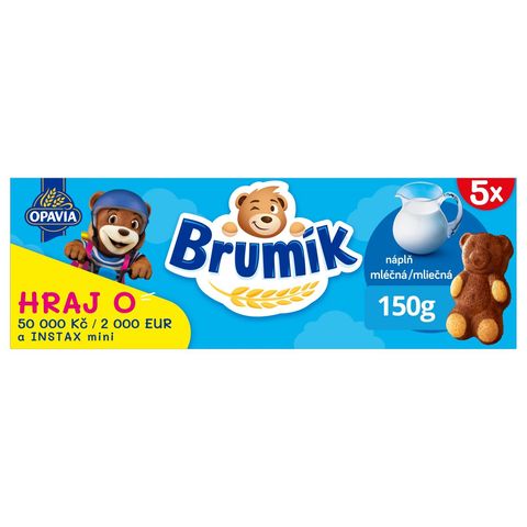 Opavia Brumík Milk Filling Sponge Cake | 150 g