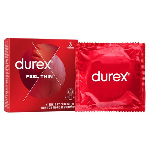 Durex Feel Thin Classic kondomy | 3 kusy