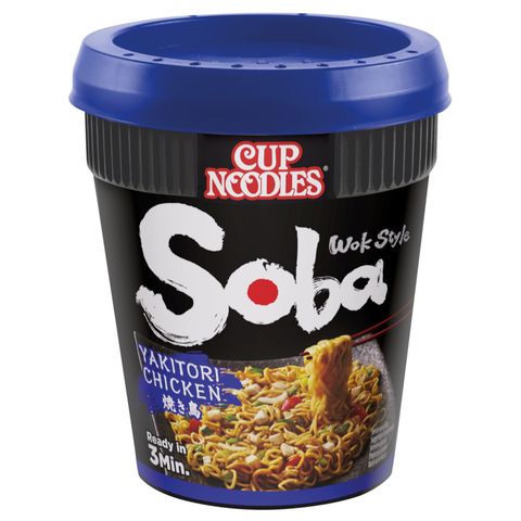 Nissin Soba Cup Yakitori Chicken Instant Noodles | 89 g