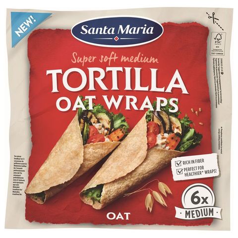 Santa Maria Ovesná tortilla 6 ks | 240 g