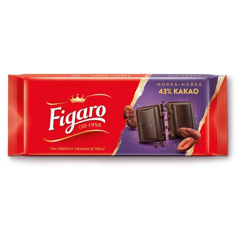 Figaro Dark Chocolate 43% Cocoa | 80 g