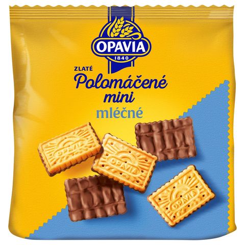 Opavia Zlaté Polomáčené mléčné mini su šenky | 145 g