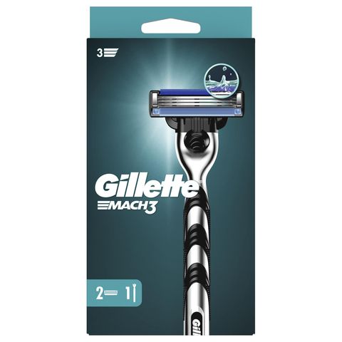 Gillette Mach3 strojek + hlavice | 2 x 1 kus