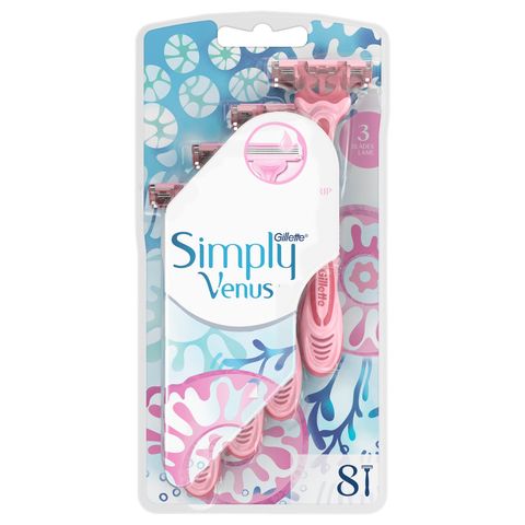 Venus Simply Venus 3 Women's Razors | 8 pieces