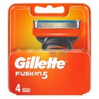 Gillette Fusion 5 - náhradní hlavice | 4 ks