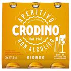 Crodino Aperitivo Biondo Non-Alcoholic Aperitif | 3x175 ml