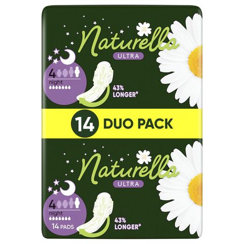 Naturella Ultra Night vložky s křidélky | 14 kusů