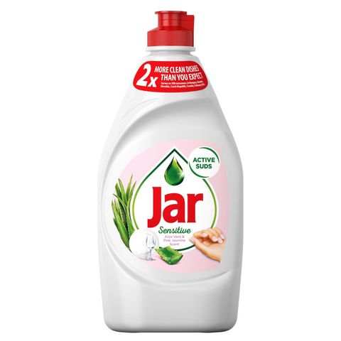 Jar Sensitive Aloe & Pink Washing up Liquid | 450 ml