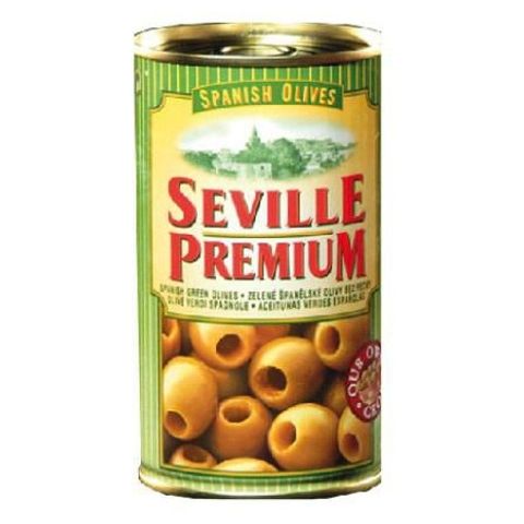 Seville Premium Zelené olivy bez pecky | 350 g