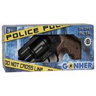 Policejní revolver Gold colection černý kovový 12 ran | 1 piece