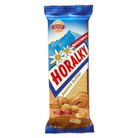 Sedita Horalky Oplatky s arašídovou krémovou náplní v kakaové polevě | 50 g