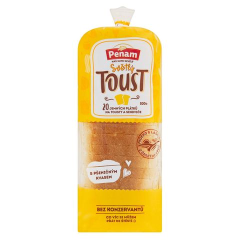 Penam Světlý toustový chléb | 500 g