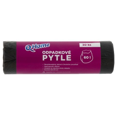 Q Home pytle na odpadky 60l | 60 x 1 kus