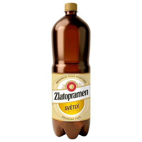 Zlatopramen Light draft beer PET | 2 l
