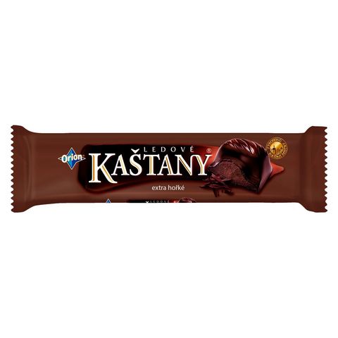 Orion Ledové Kaštany extra hořk é čokoládová tyčinka | 45 g