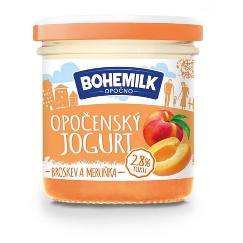 Bohemilk Opočenský Peach-Apricot Yogurt | 150 g