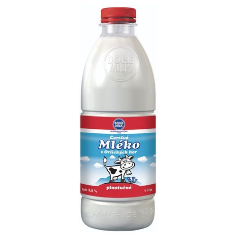 Bohemilk Čerstvé mléko z Orlických hor plnotučné 3,5 % | 1 l