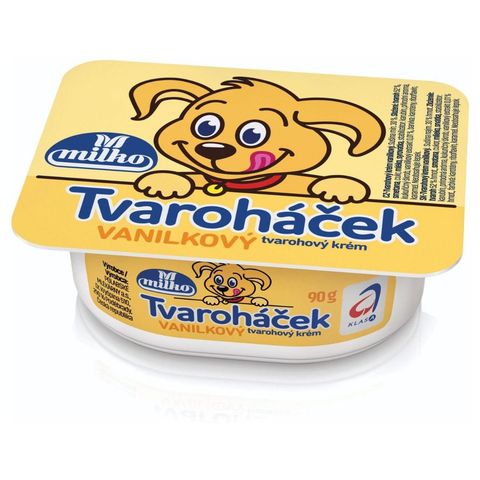 Milko Tvaroháček Vanilkový tvarohový krém | 90 g