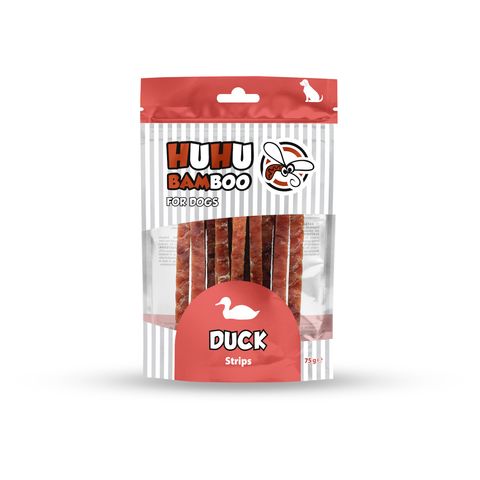 VO HUHU Dog Duck Strips | 75 g