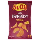 Solty Naše brambůrky s příchutí slanina | 150 g