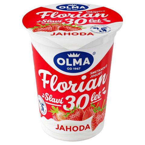 Olma Florian jahodový smetanový jogurt | 150 g
