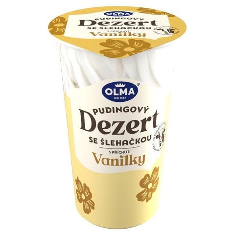 Olma Vanilkový pudingový dezert se šlehačkou | 200 g