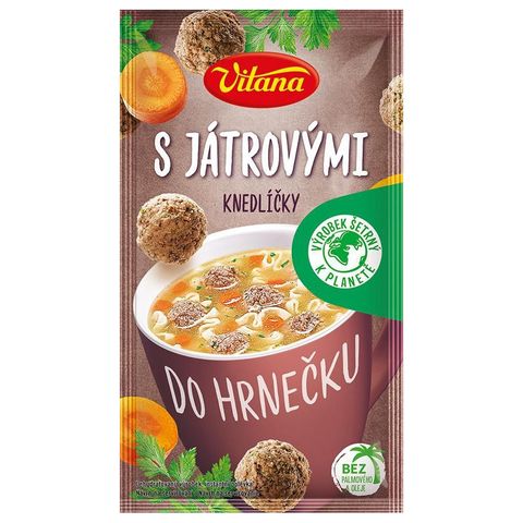 Vitana Do hrnečku Polévka s játrovými knedlíčky | 14 g
