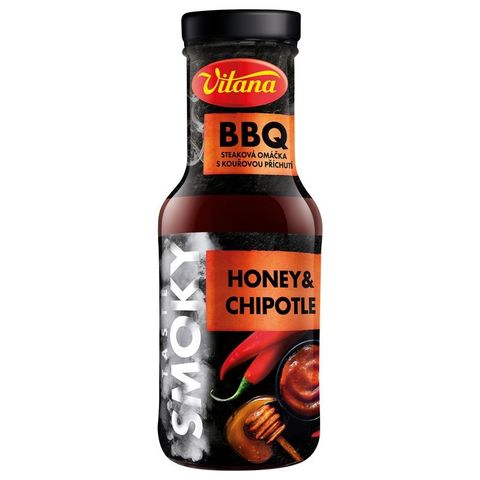 Vitana Smoky BBQ steaková omáčka med a chipotle | 230 ml