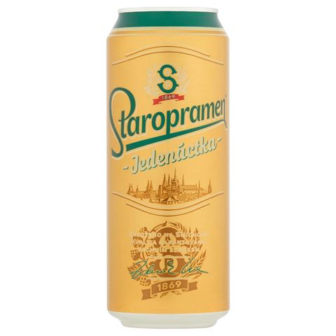 Staropramen 11 Light lager beer can | 0.5 l