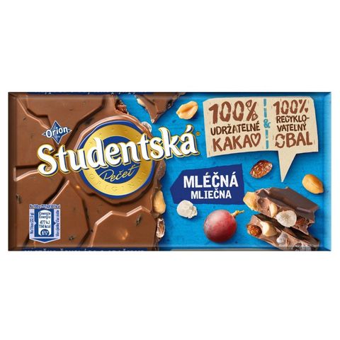 Orion Studentská pečeť Mléčná čokoláda | 170 g
