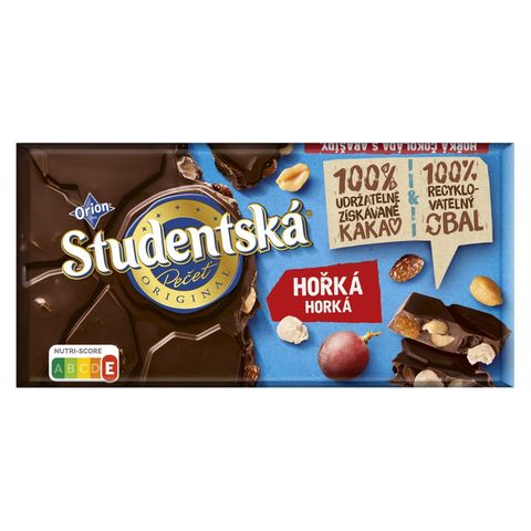 Orion Studentská pečeť Hořká čokoláda | 170 g