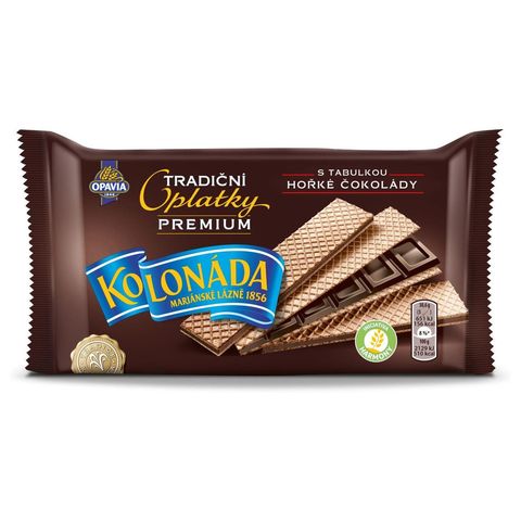 Opavia Kolonáda oplatky s tabulkou hořké čokolády Premium | 92 g
