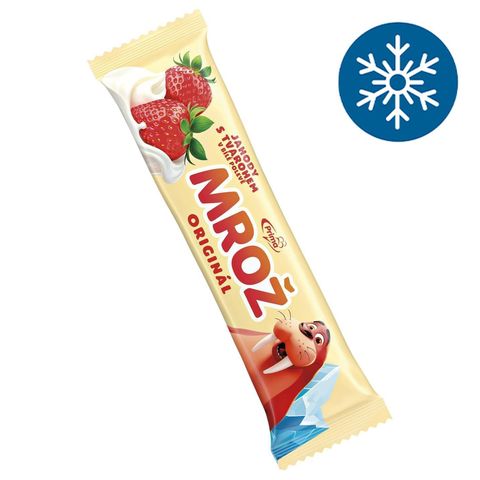 Mrož Strawberry in White Icing Popsicle | 45 ml