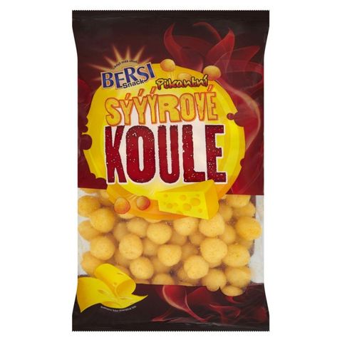 Bersi snack Pikantní sýrové koule | 120 g