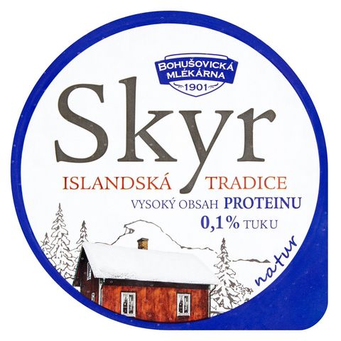 Bohušovická mlékárna Natur skyr 0.1% | 130 g