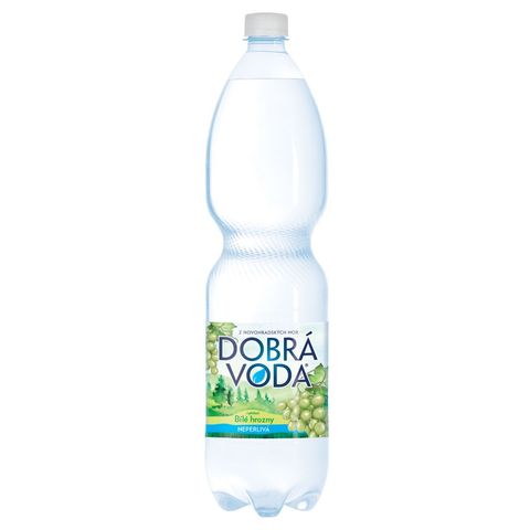 Dobrá Voda White grapes Lightly Sparkling Water | 1.5 l