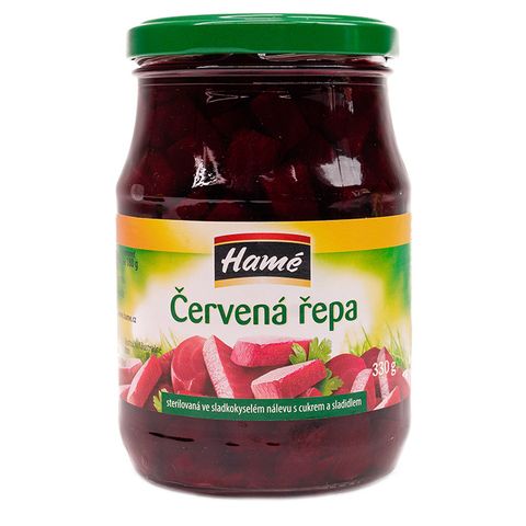 Hamé Červená řepa sterilovaná kostky | 330 g