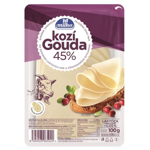 Kozí gouda plátky | 100 g