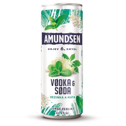 Amundsen Vodka & Soda Elderflower & Mint Mixed Drink 6% | 250 ml