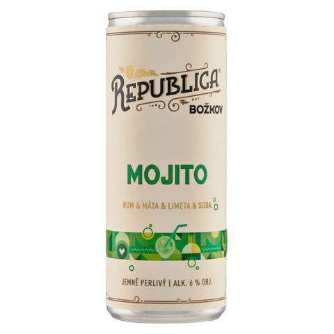 Božkov Republica Mojito Mixed Drink 6% | 250 ml