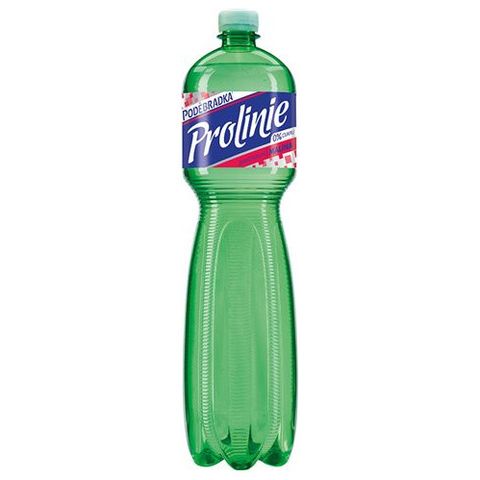 Poděbradka Prolinie Malinová jemně perlivá voda | 1.5 l