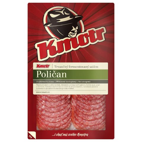 Kmotr Poličan salám plátky | 75 g