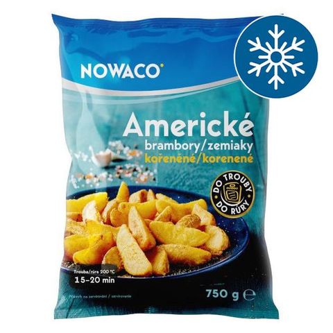 Nowaco Kořeněné americké brambory mražené | 750 g