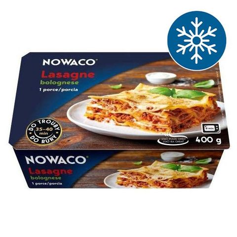 Nowaco Lasagne Bolognese mrazené | 400 g