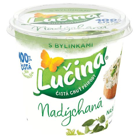 Lučina Nadýchaná čerstvý tvarohový sýr s bylinkami | 140 g