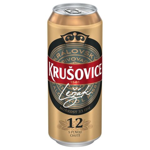 Krušovice 12 světlý ležák pivo | 0.5 l