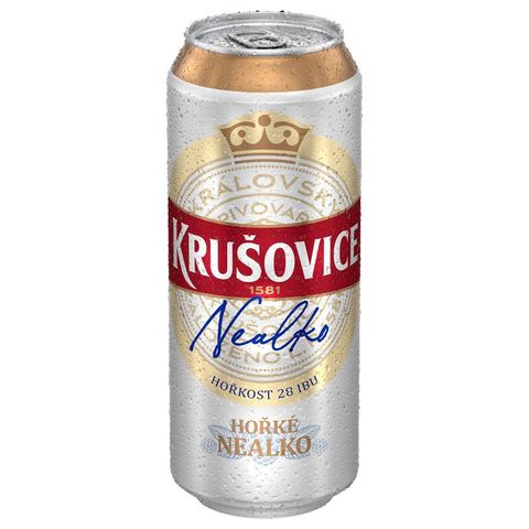 Krušovice Bitter non-alcoholic beer tin | 0.5 l