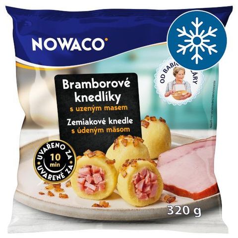 Nowaco Bramborové knedlíky s uzeným masem | 320 g