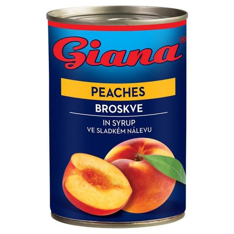 Giana Broskve ve sladkém nálevu | 410 g